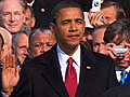 The Presidential Inauguration   Barack Obama Takes The Presidential Oath Of Office
