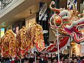 全長４７メートル、練り歩く「龍龍」　神戸で春節祭