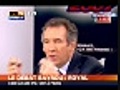 BFM Tv : dialogue Ségolène Royal / François Bayrou - Part 1/2