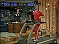 Late Night: Jim Carrey Does His Late Night Interview on a Treadmill