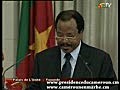 Propos du Président Paul Biya à l’occasion du passage du trophée de la C.D.M au Cameroun