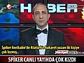 Reji isyan edince spiker özür diledi!