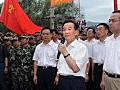 溫家寶在吉林考察防汛抗洪工作