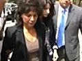 Ex-IMF chief’s wife arrives at court