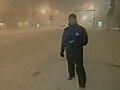 Weatherman freaks out over thunder snow