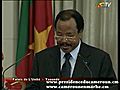 Propos du Président Paul Biya à l’occasion du passage du trophée de la C.D.M au Cameroun