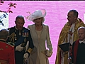 Charles and Camilla at Abbey