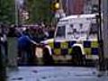 Sectarian riots in Northern Ireland