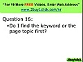 Keywords Analyzer - FREE Q & A You Need to Know