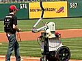 Robot Throws First Pitch