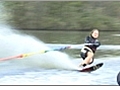 Water Skiing on One Ski