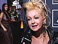 Cyndi Lauper on the 2011 Grammy Carpet