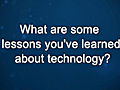 Curiosity: Ted Leonsis: Lessons about Technology