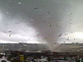 Tornado tears through Auckland