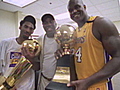 Shaq In Lakers Gold