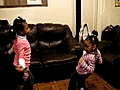 me and my cousin dancing