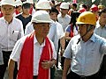曾蔭權總結四川考察行程