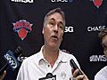 D’Antoni,  Walsh Evaluate Knicks (11/29)