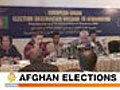 Afghan Election Results in Question