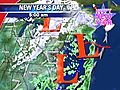 New Year’s Eve,  Day weather forecast
