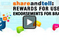 Permanent Link to ShareAndTell: Rewards for Users,  Endorsements for Brands