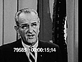 LBJ GIVES ASSURANCES ON PEACEFUL USE OF ATOM - HD