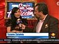 Susana Zabaleta graba su sexi programa