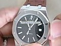 Audemars Piguet Royal Oak Mens Wristwatch Leather Strap 01