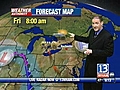 VIDEO: 13WHAM Weather Authority Morning Forecast -- 10/24/08