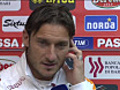 Bari-Roma: Totti