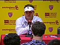 Lane Kiffin on USC’s 53-32 loss to Oregon