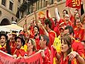 La afición de &#039;La Roja&#039;,  ilusión al límite