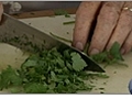 How To Cut Cilantro