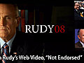 Rudy Giuliani Web Video,  