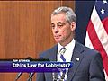 Emanuel proposes ethics ordinance for lobbyists