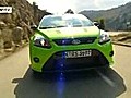 Simon und Hirwonen testen den Ford Focus RS