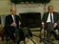 President Bush Meets With Prime Minister Olmert of Israel