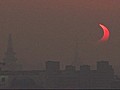 Eclipse annulaire du Soleil sur la Cité interdite de Pékin