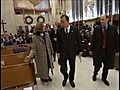 Ban Ki-moon y personal de la ONU celebran una misa en honor de los fallecidos en Haiti