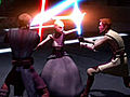 Clone Wars: Asajj Ventress vs. Anakin & Obi-Wan!