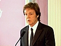 McCartney to receive Gershwin prize
