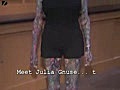 Julia Gnuse,  the world’s most tattooed woman