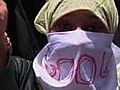 Yemeni women protest president’s remarks