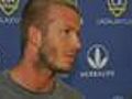 Beckham Comments On Milan Move