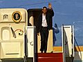 Raw Video: Obama returns to US from Europe