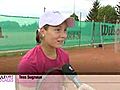 Décrochage à Lausanne (VD),  à la rencontre des espoirs du tennis Suisse avec Tess Sugnaux, jeune joueuse de 15 ans