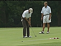 Obama in political golf match