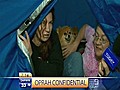 Oprah fans camp out at Federation Square