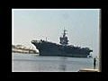 USS Enterprise travels to the Mediterranean