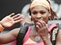 Serena avanza con dificultad en Roma